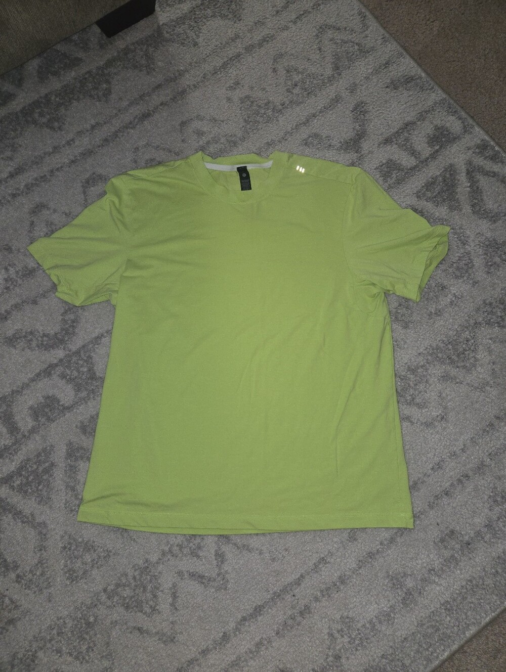 lululemon athletica Men's Neon Lime Short Sleeve Tee